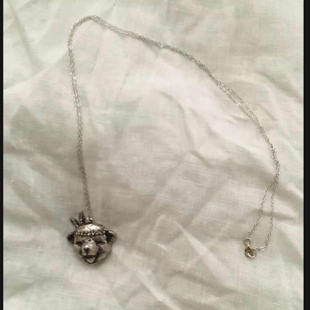 Axel honey goth bear necklace